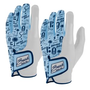 Bryan Bros Creator Series Golf Gloves (On Left. 2-Pack) - Baby Blue