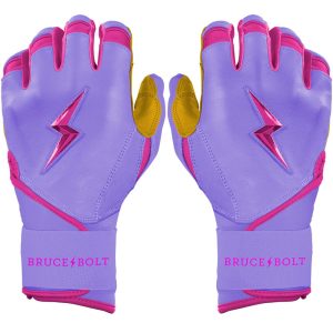 Harrison Bader Signature Series Long Cuff Batting Gloves - Lavender