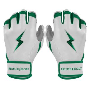 Chrome Series Short Cuff Batting Gloves - Green