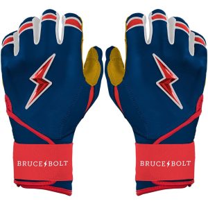 Patriot Series Long Cuff Batting Gloves - Fourth of July