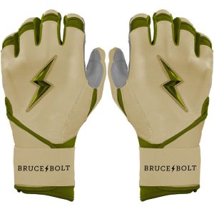 Patriot Series Long Cuff Batting Gloves - Military Beige